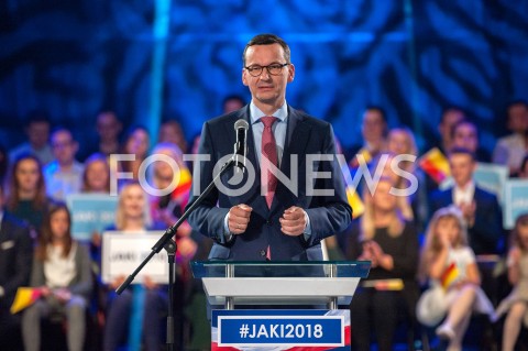  22.09.2018 WARSZAWA<br />KONWENCJA WYBORCZA PATRYKA JAKIEGO<br />N/Z MATEUSZ MORAWIECKI<br /> 
