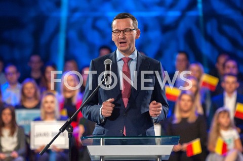  22.09.2018 WARSZAWA<br />KONWENCJA WYBORCZA PATRYKA JAKIEGO<br />N/Z MATEUSZ MORAWIECKI<br /> 