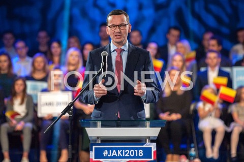  22.09.2018 WARSZAWA<br />KONWENCJA WYBORCZA PATRYKA JAKIEGO<br />N/Z MATEUSZ MORAWIECKI<br /> 