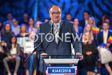  22.09.2018 WARSZAWA<br />KONWENCJA WYBORCZA PATRYKA JAKIEGO<br />N/Z JACEK SARYUSZ WOLSKI<br /> 