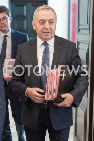  25.09.2018 WARSZAWA<br />POSIEDZENIE RADY MINISTROW W WARSZAWIE<br />N/Z HENRYK KOWALCZYK<br /> 