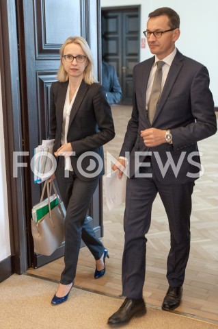  25.09.2018 WARSZAWA<br />POSIEDZENIE RADY MINISTROW W WARSZAWIE<br />N/Z PREMIER MATEUSZ MORAWIECKI TERESA CZERWINSKA<br /> 
