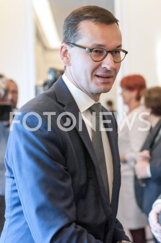  25.09.2018 WARSZAWA<br />POSIEDZENIE RADY MINISTROW W WARSZAWIE<br />N/Z PREMIER MATEUSZ MORAWIECKI <br /> 