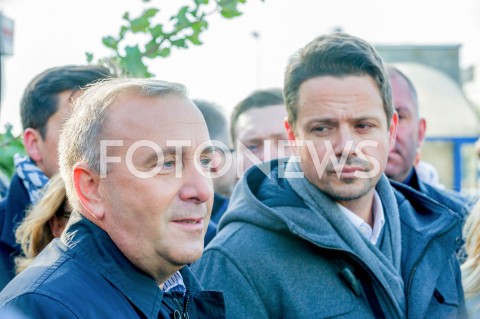  25.09.2018 WARSZAWA<br />KAMPANIA SAMORZADOWA PO W WARSZAWIE<br />N/Z RAFAL TRZASKOWSKI GRZEGORZ SCHETYNA<br /> 