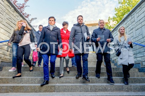  25.09.2018 WARSZAWA<br />KAMPANIA SAMORZADOWA PO W WARSZAWIE<br />N/Z RAFAL TRZASKOWSKI GRZEGORZ SCHETYNA ALEKSANDRA GAJEWSKA<br /> 