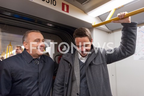  25.09.2018 WARSZAWA<br />KAMPANIA SAMORZADOWA PO W WARSZAWIE<br />N/Z RAFAL TRZASKOWSKI GRZEGORZ SCHETYNA<br /> 