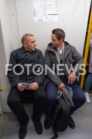  25.09.2018 WARSZAWA<br />KAMPANIA SAMORZADOWA PO W WARSZAWIE<br />N/Z RAFAL TRZASKOWSKI GRZEGORZ SCHETYNA<br /> 