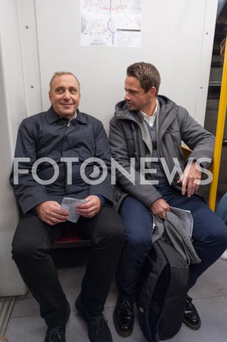  25.09.2018 WARSZAWA<br />KAMPANIA SAMORZADOWA PO W WARSZAWIE<br />N/Z RAFAL TRZASKOWSKI GRZEGORZ SCHETYNA<br /> 