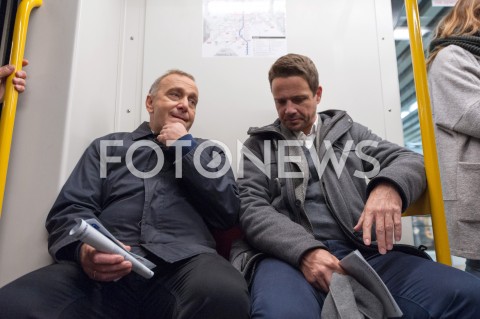  25.09.2018 WARSZAWA<br />KAMPANIA SAMORZADOWA PO W WARSZAWIE<br />N/Z RAFAL TRZASKOWSKI GRZEGORZ SCHETYNA<br /> 