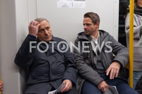  25.09.2018 WARSZAWA<br />KAMPANIA SAMORZADOWA PO W WARSZAWIE<br />N/Z RAFAL TRZASKOWSKI GRZEGORZ SCHETYNA<br /> 