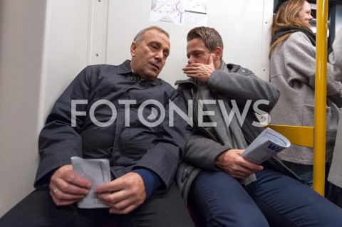  25.09.2018 WARSZAWA<br />KAMPANIA SAMORZADOWA PO W WARSZAWIE<br />N/Z RAFAL TRZASKOWSKI GRZEGORZ SCHETYNA<br /> 