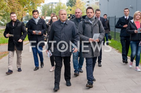  25.09.2018 WARSZAWA<br />KAMPANIA SAMORZADOWA PO W WARSZAWIE<br />N/Z RAFAL TRZASKOWSKI GRZEGORZ SCHETYNA<br /> 