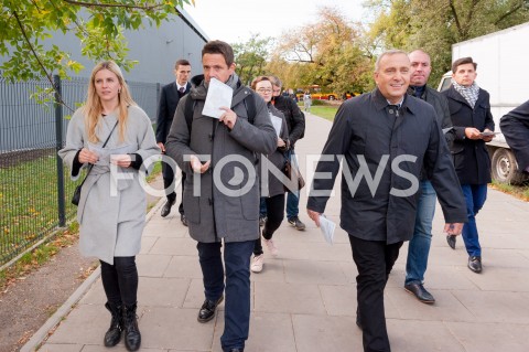  25.09.2018 WARSZAWA<br />KAMPANIA SAMORZADOWA PO W WARSZAWIE<br />N/Z RAFAL TRZASKOWSKI GRZEGORZ SCHETYNA ALEKSANDRA GAJEWSKA<br /> 