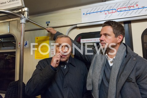  25.09.2018 WARSZAWA<br />KAMPANIA SAMORZADOWA PO W WARSZAWIE<br />N/Z RAFAL TRZASKOWSKI GRZEGORZ SCHETYNA<br /> 