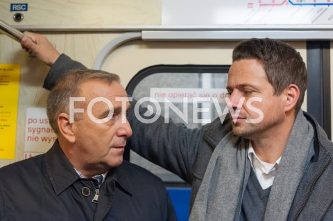  25.09.2018 WARSZAWA<br />KAMPANIA SAMORZADOWA PO W WARSZAWIE<br />N/Z RAFAL TRZASKOWSKI GRZEGORZ SCHETYNA<br /> 