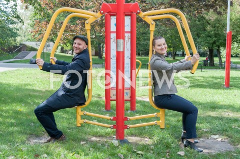  26.09.2018 WARSZAWA<br />
KAMPANIA WYBORCZA JANA SPIEWAKA<br />
N/Z JAN SPIEWAK PAULINA PIECHNA WIECKIEWICZ<br />
 