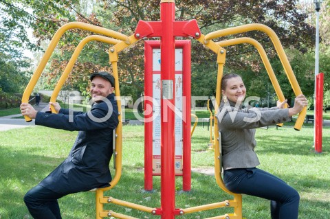  26.09.2018 WARSZAWA<br />
KAMPANIA WYBORCZA JANA SPIEWAKA<br />
N/Z JAN SPIEWAK PAULINA PIECHNA WIECKIEWICZ<br />
 