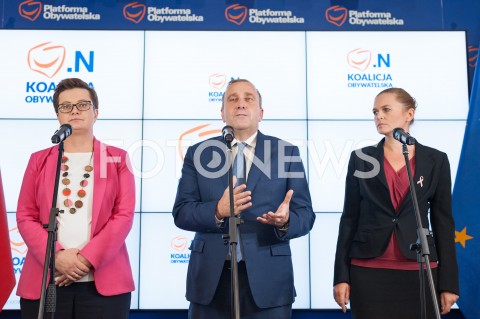 Konferencja Koalicji Obywatelskiej nt. wygranego procesu z premierem w Warszawie