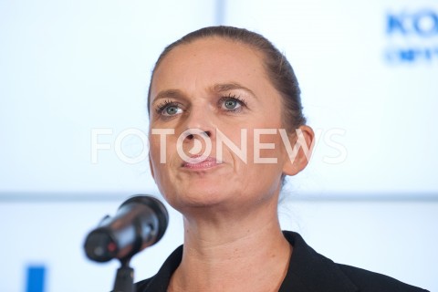  26.09.2018 WARSZAWA<br />KONFERENCJA KOALICJI OBYWATELSKIEJ NA TEMAT WYGRANEGO PROCESU W TRYBIE WYBORCZYM Z PREMIEREM MATEUSZEM MORAWIECKIM<br />N/Z BARBARA NOWACKA<br /> 