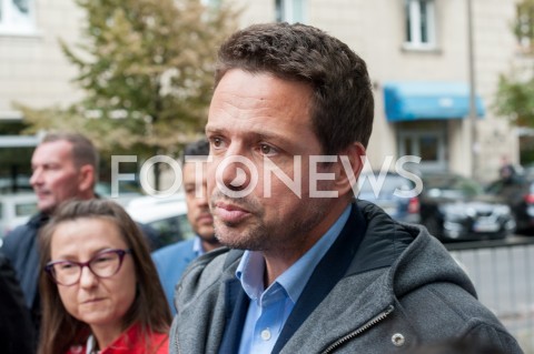  27.09.2018 WARSZAWA<br />BRIEFING PRASOWY KANDYDATA NA PREZYDENTA WARSZAWY RAFALA TRZASKOWSKIEGO NA TEMAT SPORTU W WARSZAWIE<br />N/Z RAFAL TRZASKOWSKI<br /> 