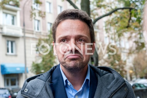  27.09.2018 WARSZAWA<br />BRIEFING PRASOWY KANDYDATA NA PREZYDENTA WARSZAWY RAFALA TRZASKOWSKIEGO NA TEMAT SPORTU W WARSZAWIE<br />N/Z RAFAL TRZASKOWSKI<br /> 