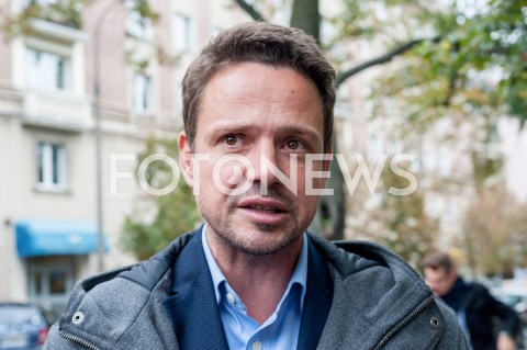  27.09.2018 WARSZAWA<br />BRIEFING PRASOWY KANDYDATA NA PREZYDENTA WARSZAWY RAFALA TRZASKOWSKIEGO NA TEMAT SPORTU W WARSZAWIE<br />N/Z RAFAL TRZASKOWSKI<br /> 