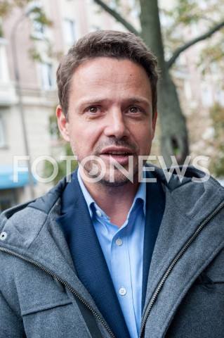  27.09.2018 WARSZAWA<br />BRIEFING PRASOWY KANDYDATA NA PREZYDENTA WARSZAWY RAFALA TRZASKOWSKIEGO NA TEMAT SPORTU W WARSZAWIE<br />N/Z RAFAL TRZASKOWSKI<br /> 