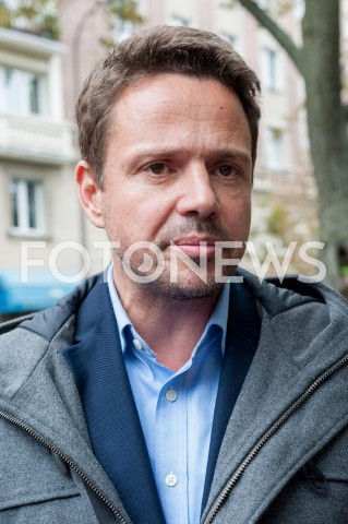  27.09.2018 WARSZAWA<br />BRIEFING PRASOWY KANDYDATA NA PREZYDENTA WARSZAWY RAFALA TRZASKOWSKIEGO NA TEMAT SPORTU W WARSZAWIE<br />N/Z RAFAL TRZASKOWSKI<br /> 