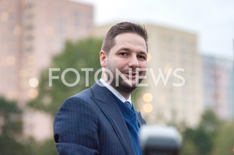  27.09.2018 WARSZAWA<br />SPOTKANIE PATRYKA JAKIEGO Z MIESZKANCAMI BRODNA<br />N/Z PATRYK JAKI<br /> 