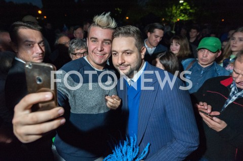  27.09.2018 WARSZAWA<br />SPOTKANIE PATRYKA JAKIEGO Z MIESZKANCAMI BRODNA<br />N/Z PATRYK JAKI<br /> 