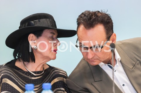  27.09.2018 WARSZAWA<br />KAMPANIA WYBORCZA KRYSTYNY KRZEKOTOWSKIEJ<br />N/Z EWA WIERZBOWSKA WITOLD KOWALSKI<br /> 