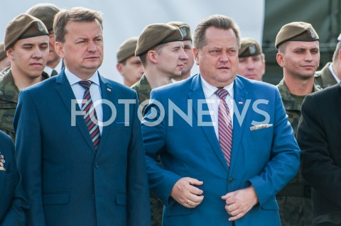  27.09.2018 WARSZAWA<br />
PIERWSZE CENTRALNE OBCHODY SWIETA WOJSKA OBRONY TERYTORIALNEJ<br />
N/Z MARIUSZ BLASZCZAK JAROSLAW ZIELINSKI<br />
 