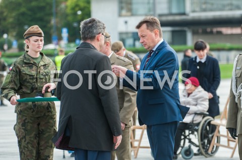  27.09.2018 WARSZAWA<br />
PIERWSZE CENTRALNE OBCHODY SWIETA WOJSKA OBRONY TERYTORIALNEJ<br />
N/Z MARIUSZ BLASZCZAK<br />
 