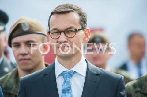  27.09.2018 WARSZAWA<br />
PIERWSZE CENTRALNE OBCHODY SWIETA WOJSKA OBRONY TERYTORIALNEJ<br />
N/Z PREMIER MATEUSZ MORAWIECKI<br />
 