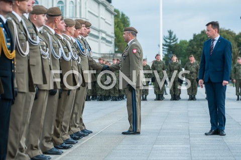  27.09.2018 WARSZAWA<br />
PIERWSZE CENTRALNE OBCHODY SWIETA WOJSKA OBRONY TERYTORIALNEJ<br />
N/Z MARIUSZ BLASZCZAK WIESLAW KUKULA<br />
 