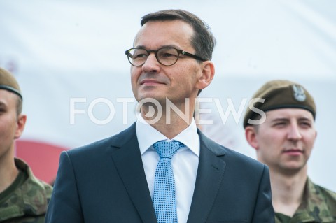 27.09.2018 WARSZAWA<br />
PIERWSZE CENTRALNE OBCHODY SWIETA WOJSKA OBRONY TERYTORIALNEJ<br />
N/Z PREMIER MATEUSZ MORAWIECKI<br />
 