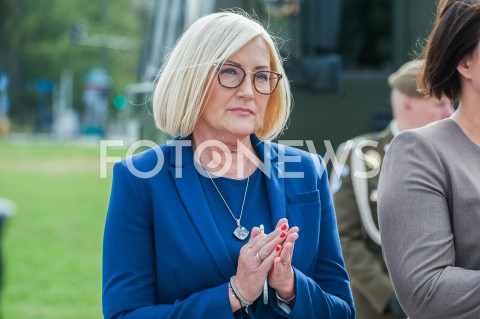  27.09.2018 WARSZAWA<br />PIERWSZE CENTRALNE OBCHODY SWIETA WOJSKA OBRONY TERYTORIALNEJ<br />N/Z JOANNA KOPCINSKA<br /> 