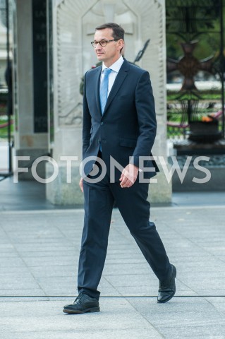  27.09.2018 WARSZAWA<br />PIERWSZE CENTRALNE OBCHODY SWIETA WOJSKA OBRONY TERYTORIALNEJ<br />N/Z PREMIER MATEUSZ MORAWIECKI<br /> 