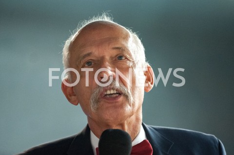  30.09.2018 WARSZAWA<br />SPOTKANIE KANDYDATA NA PREZYDENTA WARSZAWY JANUSZA KORWIN MIKKEGO Z WYBORCAMI<br />N/Z JANUSZ KORWIN MIKKE<br /> 