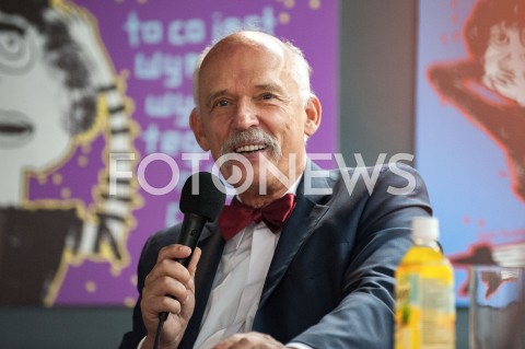  30.09.2018 WARSZAWA<br />SPOTKANIE KANDYDATA NA PREZYDENTA WARSZAWY JANUSZA KORWIN MIKKEGO Z WYBORCAMI<br />N/Z JANUSZ KORWIN MIKKE<br /> 