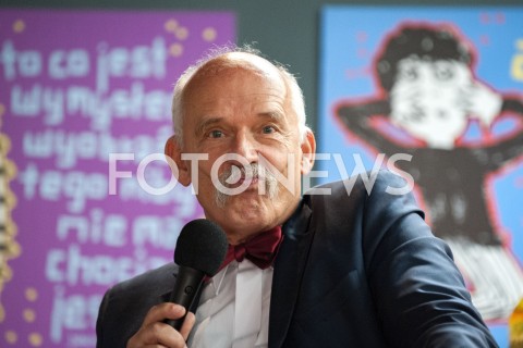  30.09.2018 WARSZAWA<br />SPOTKANIE KANDYDATA NA PREZYDENTA WARSZAWY JANUSZA KORWIN MIKKEGO Z WYBORCAMI<br />N/Z JANUSZ KORWIN MIKKE<br /> 