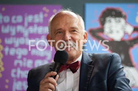  30.09.2018 WARSZAWA<br />SPOTKANIE KANDYDATA NA PREZYDENTA WARSZAWY JANUSZA KORWIN MIKKEGO Z WYBORCAMI<br />N/Z JANUSZ KORWIN MIKKE<br /> 