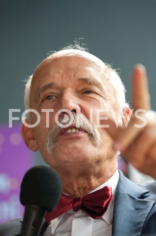  30.09.2018 WARSZAWA<br />SPOTKANIE KANDYDATA NA PREZYDENTA WARSZAWY JANUSZA KORWIN MIKKEGO Z WYBORCAMI<br />N/Z JANUSZ KORWIN MIKKE<br /> 