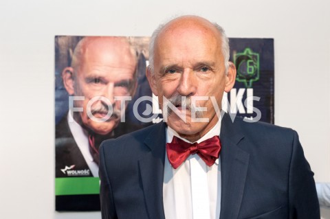  30.09.2018 WARSZAWA<br />SPOTKANIE KANDYDATA NA PREZYDENTA WARSZAWY JANUSZA KORWIN MIKKEGO Z WYBORCAMI<br />N/Z JANUSZ KORWIN MIKKE<br /> 