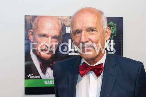  30.09.2018 WARSZAWA<br />SPOTKANIE KANDYDATA NA PREZYDENTA WARSZAWY JANUSZA KORWIN MIKKEGO Z WYBORCAMI<br />N/Z JANUSZ KORWIN MIKKE<br /> 