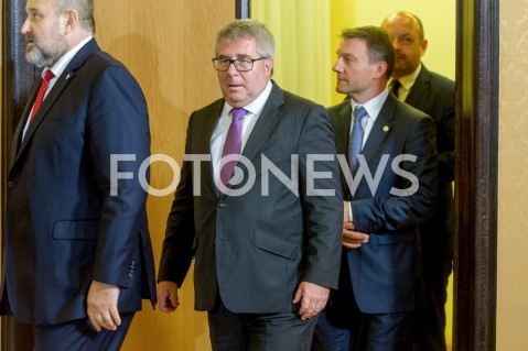  01.10.2018 WARSZAWA<br />SPOTKANIE PREMIERA Z MISTRZAMI SWIATA W PILCE SIATKOWEJ MEZCZYZN 2018<br />N/Z RYSZARD CZARNECKI<br /> 