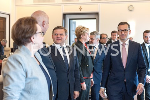  02.10.2018 WARSZAWA<br />POSIEDZENIE RADY MINISTROW<br />N/Z PREMIER MATEUSZ MORAWIECKI WOJCIECH SKURKIEWICZ<br /> 