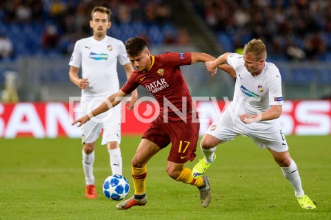  02.10.2018 ROMA / RZYM<br />
PILKA NOZNA - MECZ FAZY GRUPOWEJ LIGI MISTRZOW 2018/2019<br />
FOOTBALL - CHAMPIONS LEAGUE MATCH GROUP STAGE <br />
AS ROMA - VIKTORIA PLZEN<br />
N/Z CENGIZ UNDER DAVID LIMBERSKY<br />
 