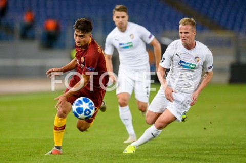  02.10.2018 ROMA / RZYM<br />
PILKA NOZNA - MECZ FAZY GRUPOWEJ LIGI MISTRZOW 2018/2019<br />
FOOTBALL - CHAMPIONS LEAGUE MATCH GROUP STAGE <br />
AS ROMA - VIKTORIA PLZEN<br />
N/Z CENGIZ UNDER DAVID LIMBERSKY<br />
 