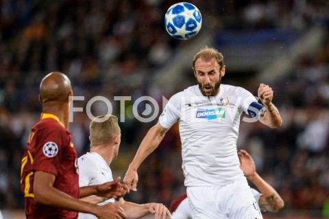  02.10.2018 ROMA / RZYM<br />
PILKA NOZNA - MECZ FAZY GRUPOWEJ LIGI MISTRZOW 2018/2019<br />
FOOTBALL - CHAMPIONS LEAGUE MATCH GROUP STAGE <br />
AS ROMA - VIKTORIA PLZEN<br />
N/Z ROMAN HUBNIK<br />
 